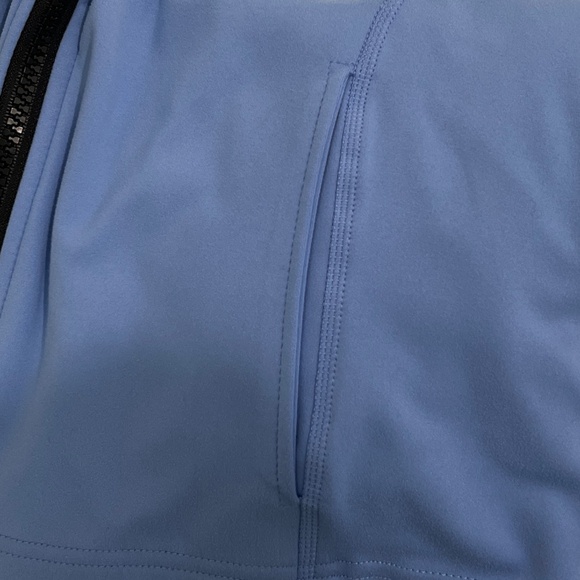 Women’s Blue Athleisure Zip Jacket - Picture 4 of 4